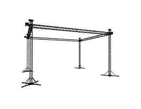 Ground support 12x10 m