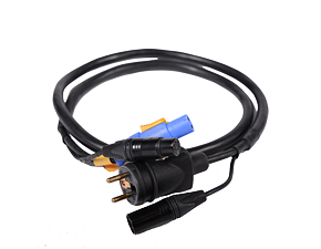 Hybridný kábel DMX - 230 V (IN)