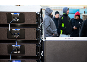 Zvuková zostava pre konferencie - veľká s delay (L-Acoustics)